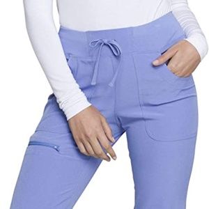 NWT HeartSoul Jogger Scrub Pants for Women, Break On Through Stretch Fabric